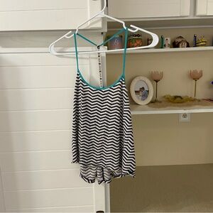 Chevron Strappy Tank Top
